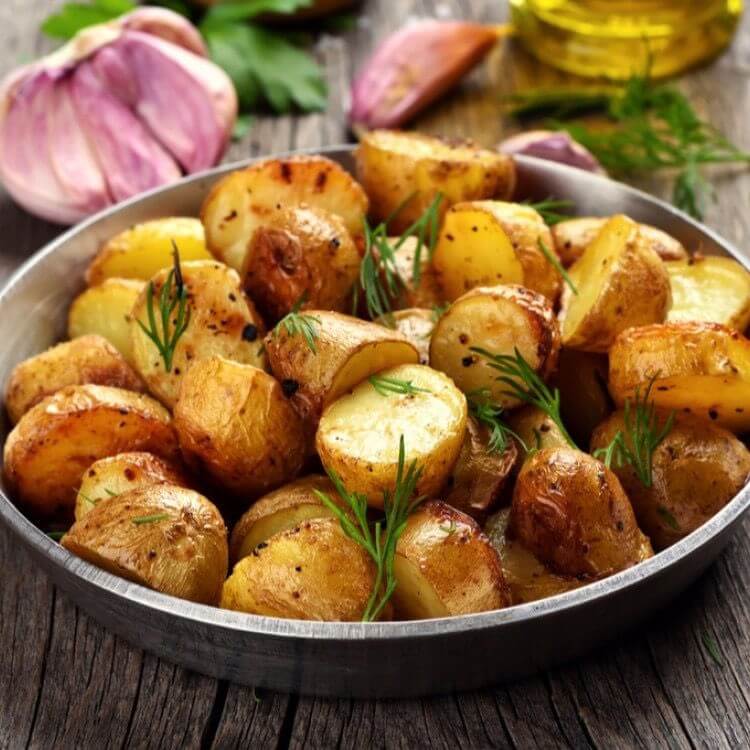 Spicy Country Fried Potatoes | or Not Spicy Mini Roasted Potatoes